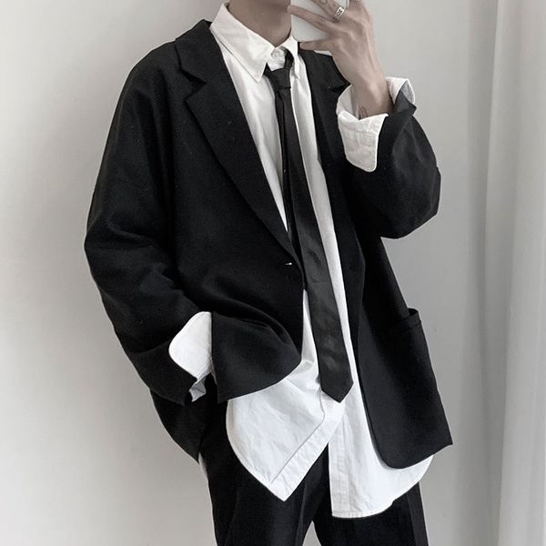 2020 men's college style leisure coats suit jackets formal blazer outerwear single western clothes plus size s-xl, White;black
2020 men's college style leisure coats suit jackets formal blazer outerwear single western clothes plus size s-xl, White;black