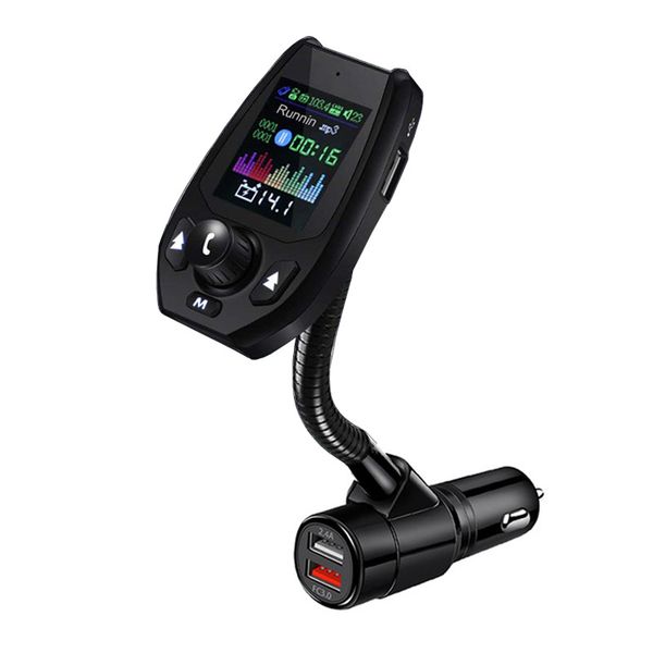 jajabor fm transmitter fm modulator bluetooth 5.0 car kit hands aux play 1.8 large color screen display qc3.0 quick charge
jajabor fm transmitter fm modulator bluetooth 5.0 car kit hands aux play 1.8 large color screen display qc3.0 quick charge