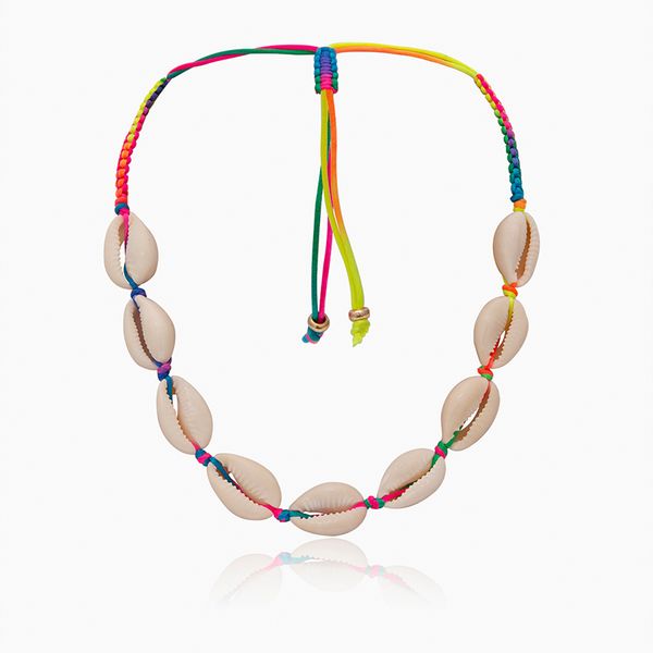 new fashion colorful rope chain natural seashell choker necklace collar necklace shell choker for summer beach female, Golden;silver
new fashion colorful rope chain natural seashell choker necklace collar necklace shell choker for summer beach female, Golden;silver