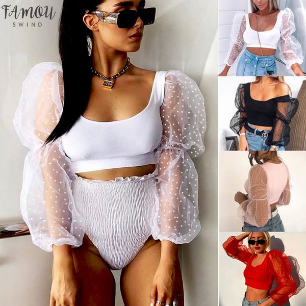женские сексуальные блузки дамы see through sheer mesh dot блузка короткие прозрачные слоеные с длинным рукавом укороченные топы рубашки лет, White
женские сексуальные блузки дамы see through sheer mesh dot блузка короткие прозрачные слоеные с длинным рукавом укороченные топы рубашки лет, White