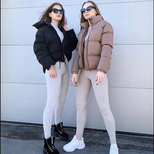 2019 winter bubble coat solid stand collar крупногабаритного короткий parka мода осень женская теплые puffer сгущает куртки mujer, Black
2019 winter bubble coat solid stand collar крупногабаритного короткий parka мода осень женская теплые puffer сгущает куртки mujer, Black
