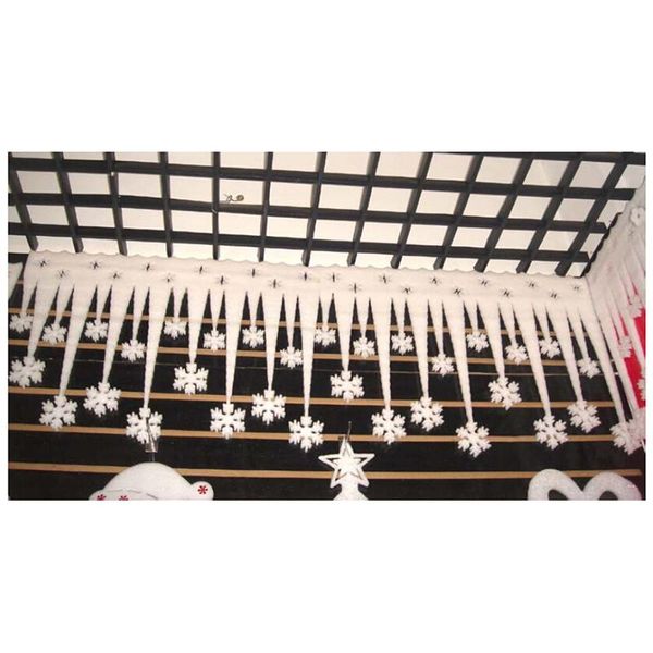 2pcs/lot christmas overvalue white snowflake artifical snow ice strip xmas decoration ornament festival party window decoration
2pcs/lot christmas overvalue white snowflake artifical snow ice strip xmas decoration ornament festival party window decoration