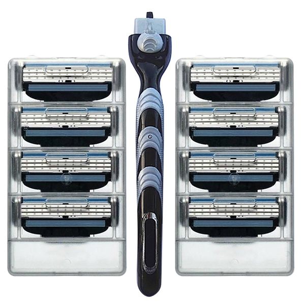 men's shaving blades 3-layer razor blade us an razor manual compatible with jie rui machi
men's shaving blades 3-layer razor blade us an razor manual compatible with jie rui machi