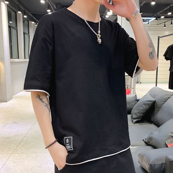 qnpqyx new men's half sleeve t-shirt summer wind the new tide of men's fashion half sleeve body whose popular logo loose cotton me, White;black
qnpqyx new men's half sleeve t-shirt summer wind the new tide of men's fashion half sleeve body whose popular logo loose cotton me, White;black