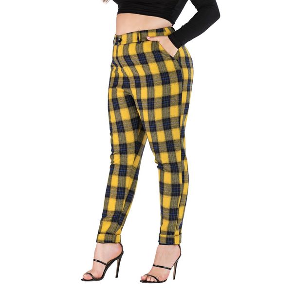 checkered print women slim pants plus size long pencil pant female autumn plaid high waist classic casual trousers office lady, Black;white
checkered print women slim pants plus size long pencil pant female autumn plaid high waist classic casual trousers office lady, Black;white