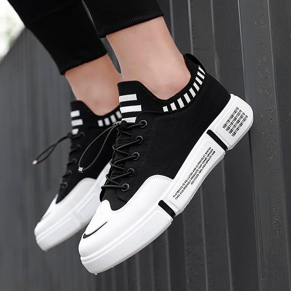 new low-lovers shoes canvas sports shoes men's casual rubber wear-resistant anti-skid 35-44 yards, Black
new low-lovers shoes canvas sports shoes men's casual rubber wear-resistant anti-skid 35-44 yards, Black