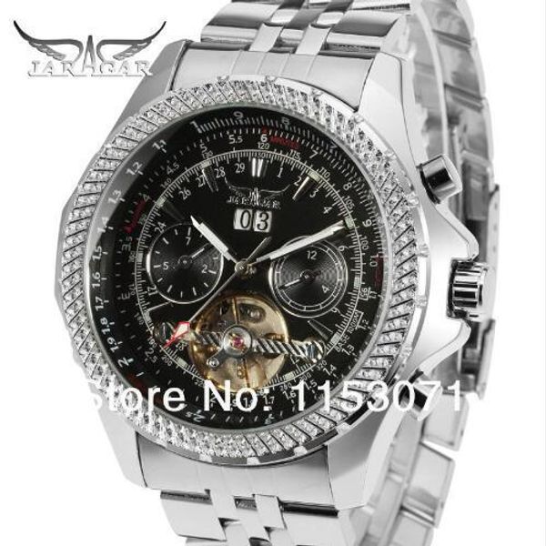 jaragar mens watches tourbillon male clock stainless steel band mechanical wristwatch horloges mannen y19051403, Slivery;brown
jaragar mens watches tourbillon male clock stainless steel band mechanical wristwatch horloges mannen y19051403, Slivery;brown