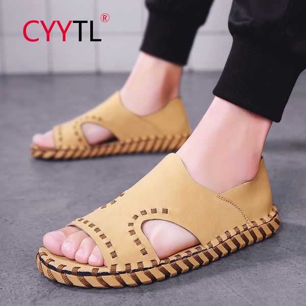 cyytl casual sandals for men summer fashion breathable sandals water beach shoes open toe comfort leather sandalias hombre, Black
cyytl casual sandals for men summer fashion breathable sandals water beach shoes open toe comfort leather sandalias hombre, Black