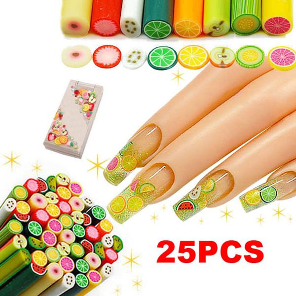 25pcs nail art fimo fruit decoration slice rod sticks diy nails accessories oa66, Silver;gold
25pcs nail art fimo fruit decoration slice rod sticks diy nails accessories oa66, Silver;gold