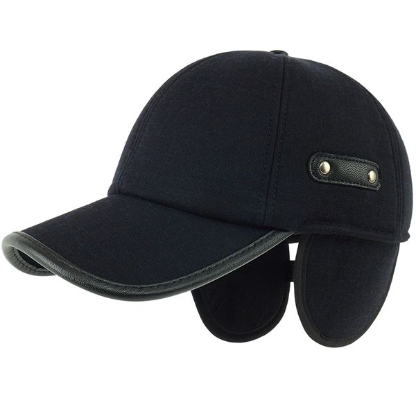 kagenmo male winter hat thick wool ear protection men baseball cap winter adjustable pu leather sun hat outdoor keep warm, Blue;gray
kagenmo male winter hat thick wool ear protection men baseball cap winter adjustable pu leather sun hat outdoor keep warm, Blue;gray
