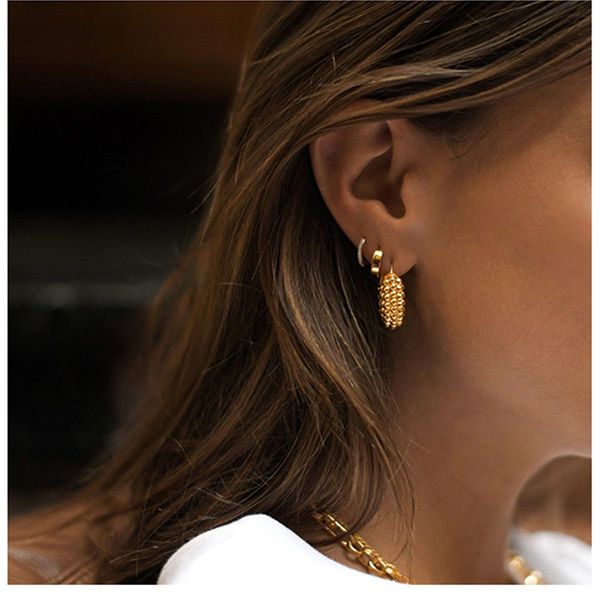 yhpup new big round hoop earrings for women heavy metal gold colo jewelry chic geometric earrings anniversary wedding gift 2020, Golden;silver
yhpup new big round hoop earrings for women heavy metal gold colo jewelry chic geometric earrings anniversary wedding gift 2020, Golden;silver