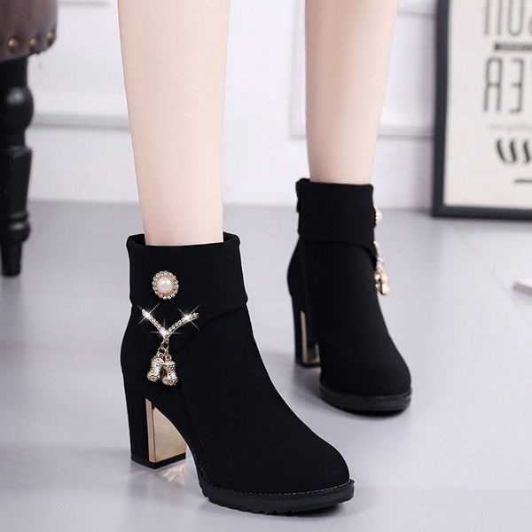 lace up boots women new 2019 leather women's shoes winter footwear round toe low heels booties booties ladies 2020 rubber med, Black
lace up boots women new 2019 leather women's shoes winter footwear round toe low heels booties booties ladies 2020 rubber med, Black