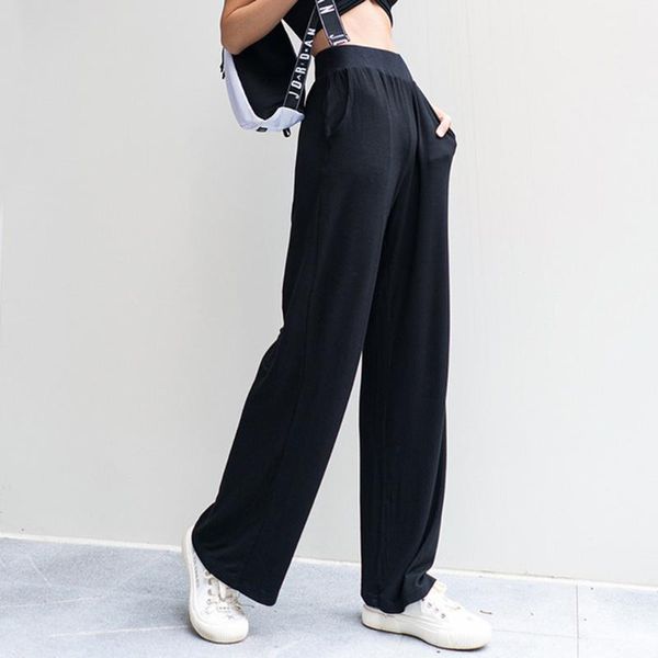 female high waist workout yoga pants solid color wide leg pants loose pocket long trousers breathable gym sport leggings kz110, White;red
female high waist workout yoga pants solid color wide leg pants loose pocket long trousers breathable gym sport leggings kz110, White;red