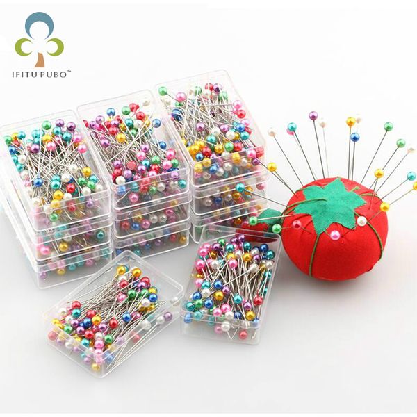 200 pcs/lot round pearl head dressmaking pins weddings corsage florists sewing pin with box accessories tools gyh, Black
200 pcs/lot round pearl head dressmaking pins weddings corsage florists sewing pin with box accessories tools gyh, Black
