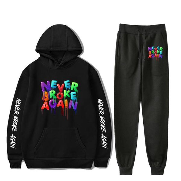 youngboy never broke again fashion long-sleeved hooded sweater 2pcs women/men tracksuit hoodies pants hip hop sports suit, Gray
youngboy never broke again fashion long-sleeved hooded sweater 2pcs women/men tracksuit hoodies pants hip hop sports suit, Gray
