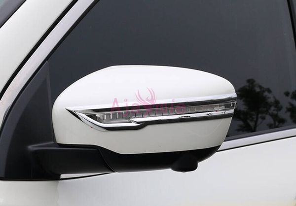 

for nissan qashqai 2016+ murano 2015+ door mirror overlay side rear view trim abs chrome detector car styling accessories