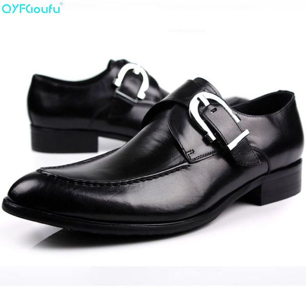 qyfcioufu european style handmade genuine leather men black monk strap formal shoes office business wedding dress loafer shoes
qyfcioufu european style handmade genuine leather men black monk strap formal shoes office business wedding dress loafer shoes