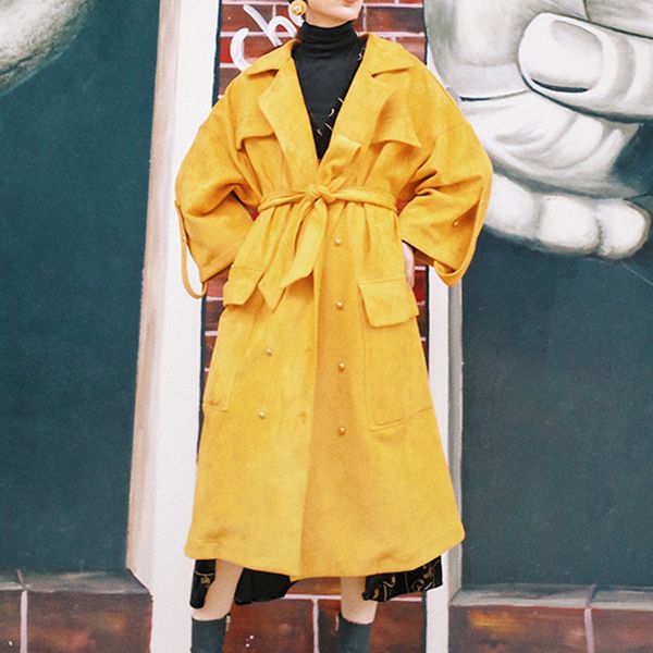 deat solid color double-breasted lapel waist bandwidth pine windbreaker casual personality fashion 2019 winter coat new tv018, Tan;black
deat solid color double-breasted lapel waist bandwidth pine windbreaker casual personality fashion 2019 winter coat new tv018, Tan;black