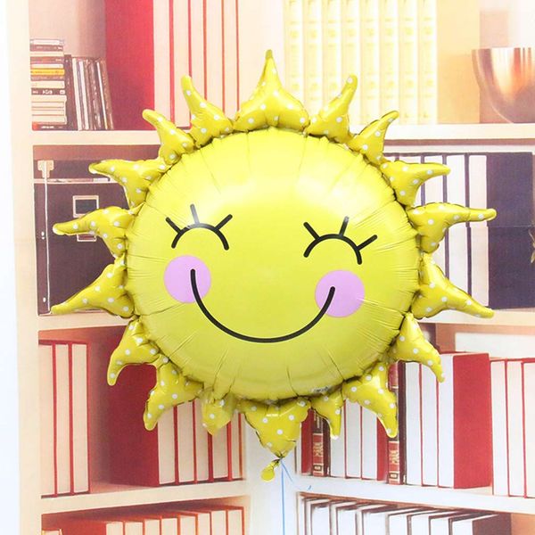 pack of 10 smiling sun foil balloons 66x 65cm 
pack of 10 smiling sun foil balloons 66x 65cm
