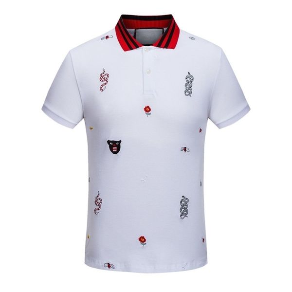 mens designer snake bee polo embroidery cotton lapels mens designer t shirts fashion cultivate morality red collar shirts, White;black
mens designer snake bee polo embroidery cotton lapels mens designer t shirts fashion cultivate morality red collar shirts, White;black