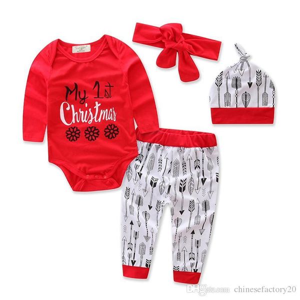 baby christmas clothing sets new autumn letter stripe printed sleepwear kids boys girls long sleeve cartoon romper+pants+hat+headband sets, White
baby christmas clothing sets new autumn letter stripe printed sleepwear kids boys girls long sleeve cartoon romper+pants+hat+headband sets, White