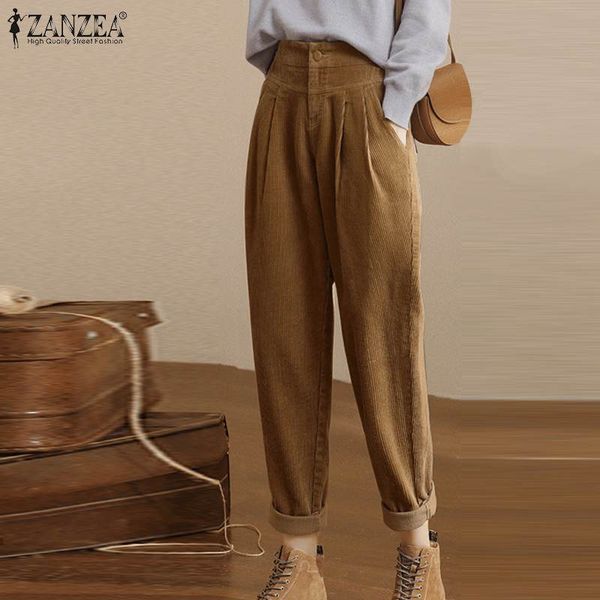 2020 fashion pants zanzea women pants long trousers corduroy high waist pockets harem pantalon casual loose solid streetwear 5xl, Black;white
2020 fashion pants zanzea women pants long trousers corduroy high waist pockets harem pantalon casual loose solid streetwear 5xl, Black;white