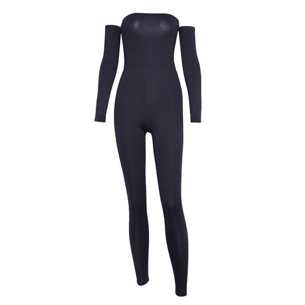 women off shoulder jumpsuits slim fitness rompers long sleeve playsuit slash neck bodycon pencil pant fashion clothes, Black;white
women off shoulder jumpsuits slim fitness rompers long sleeve playsuit slash neck bodycon pencil pant fashion clothes, Black;white