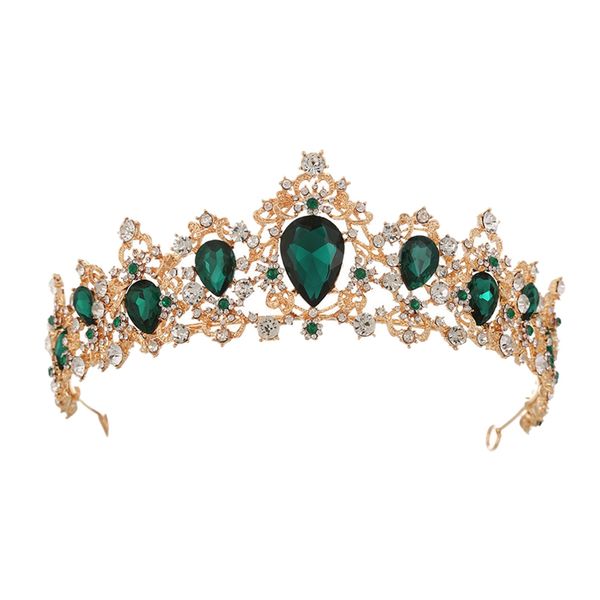baroque crown crystal bridal tiaras crown vintage gold hair accessories wedding rhinestone diadem pageant crowns green, Golden;white
baroque crown crystal bridal tiaras crown vintage gold hair accessories wedding rhinestone diadem pageant crowns green, Golden;white