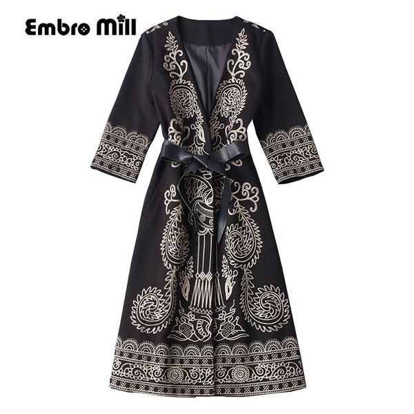 autumn winter coats for women vintage royal embroidery chinese style plus size flowers lady trench coat female 3xl, Tan;black
autumn winter coats for women vintage royal embroidery chinese style plus size flowers lady trench coat female 3xl, Tan;black