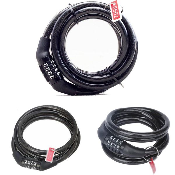 bike lock combination 4 digits security password bicycle cable chain bike lock for mountain road bicycle cycling accessories
bike lock combination 4 digits security password bicycle cable chain bike lock for mountain road bicycle cycling accessories