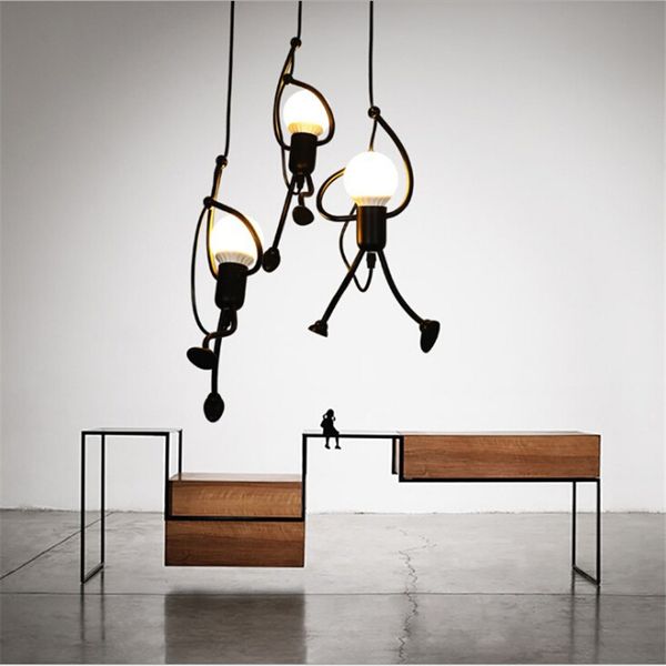 modern charming hanging chandelier creative iron people pendant lamp elegant hanger for home indoor lighting home decoration
modern charming hanging chandelier creative iron people pendant lamp elegant hanger for home indoor lighting home decoration