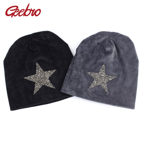 geebro women's star rhinestone beanie hat winter warm velour slouchy beanies for femme ladies polyester plain skullies&beanie, Blue;gray
geebro women's star rhinestone beanie hat winter warm velour slouchy beanies for femme ladies polyester plain skullies&beanie, Blue;gray
