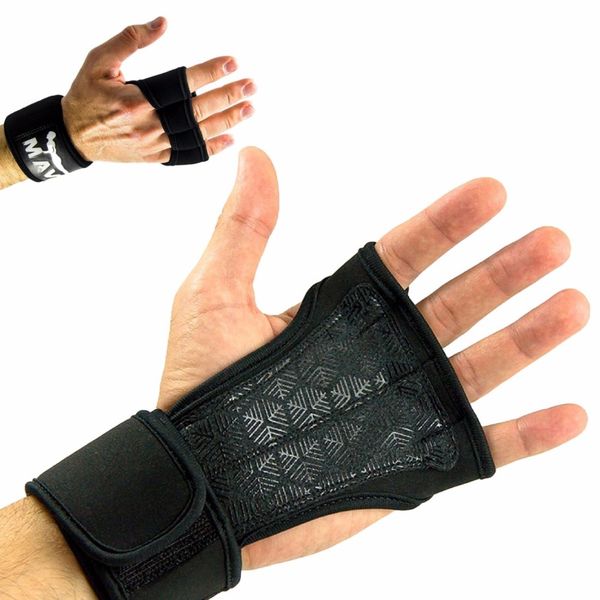 lumiparty leather fingerless gloves adjustable bracer training wrist gloves riding exercise weight lifting, Black;red
lumiparty leather fingerless gloves adjustable bracer training wrist gloves riding exercise weight lifting, Black;red