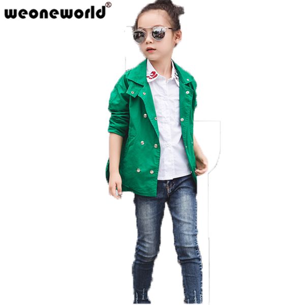 weoneworld girls jacket children's clothing kids spring & autumn child 2018 double breasted baby outerwear girl trench coat, Blue;gray
weoneworld girls jacket children's clothing kids spring & autumn child 2018 double breasted baby outerwear girl trench coat, Blue;gray