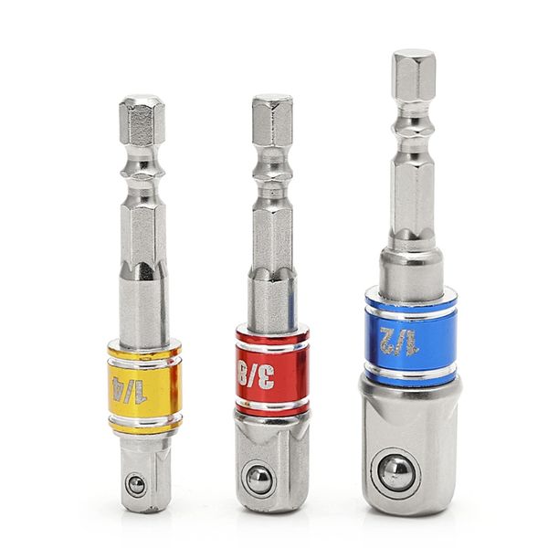 3pcs power screwdriver driver socket bit adapter drill nut driver 1/4" 3/8" 1/2" hex shank power extension bar adaptor
3pcs power screwdriver driver socket bit adapter drill nut driver 1/4" 3/8" 1/2" hex shank power extension bar adaptor