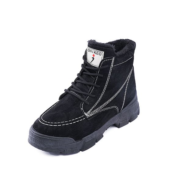 2019 autumn and winter new women's shoes plus velvet warm boots non-slip fashion casual women's boots cotton shoes women e20-59, Black
2019 autumn and winter new women's shoes plus velvet warm boots non-slip fashion casual women's boots cotton shoes women e20-59, Black