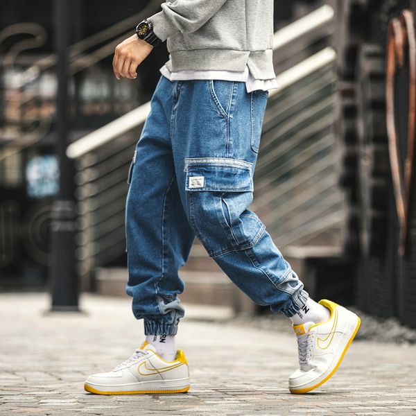 men's jeans arrival hip hop boy fashion denim pants pocket design man size -5xl blue grey
men's jeans arrival hip hop boy fashion denim pants pocket design man size -5xl blue grey