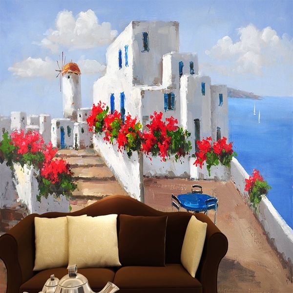 3d silk mediterranean landscape large mural wall paper tv background wallpaper bedroom aegean sea oil painting wallpaper
3d silk mediterranean landscape large mural wall paper tv background wallpaper bedroom aegean sea oil painting wallpaper