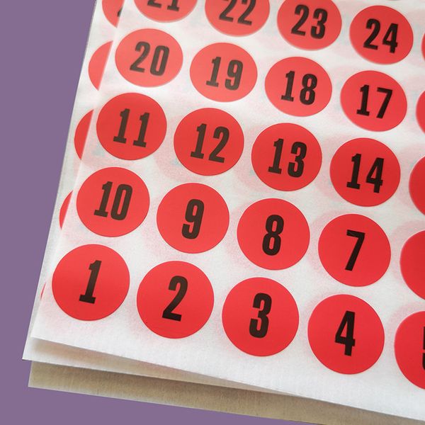 1000 sheets, Diameter 16mm, number 1 to 35 round self adhesive paper label sticker of classification, Item No.OF26
1000 sheets, Diameter 16mm, number 1 to 35 round self adhesive paper label sticker of classification, Item No.OF26