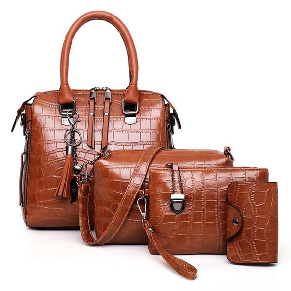 fashion pu leather women handbag set 4 pcs women messenger bags lady shoulder crossbody bags 2019 bolsas feminina
fashion pu leather women handbag set 4 pcs women messenger bags lady shoulder crossbody bags 2019 bolsas feminina