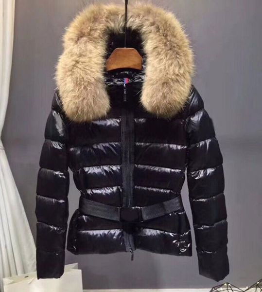 women coat down jacket female short section slim waist thin thick warm classic big fur collar down jacket women, Black
women coat down jacket female short section slim waist thin thick warm classic big fur collar down jacket women, Black