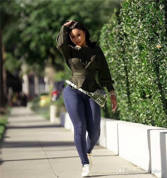 womens new 2020 designer green tshirts long sleeve crew neck fashion style casual apparel bell sleeve female cloting, White
womens new 2020 designer green tshirts long sleeve crew neck fashion style casual apparel bell sleeve female cloting, White