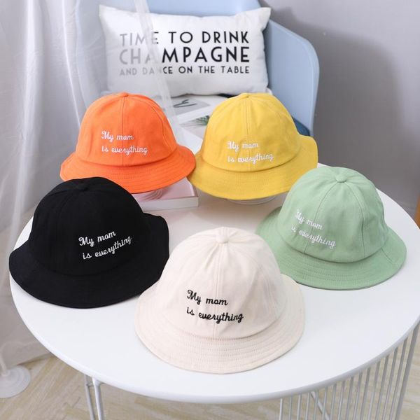 new fahsion all-match my mom is everthing bucket hat summer solid 5 color fisherman caps boy girl sun hats for kids 2-6 years, Yellow
new fahsion all-match my mom is everthing bucket hat summer solid 5 color fisherman caps boy girl sun hats for kids 2-6 years, Yellow