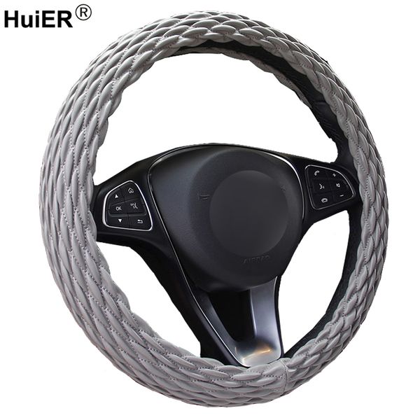 car steering wheel cover 38cm fashion pu leather durable universal braid on the steering-wheel auto car accessories anti-slip
car steering wheel cover 38cm fashion pu leather durable universal braid on the steering-wheel auto car accessories anti-slip