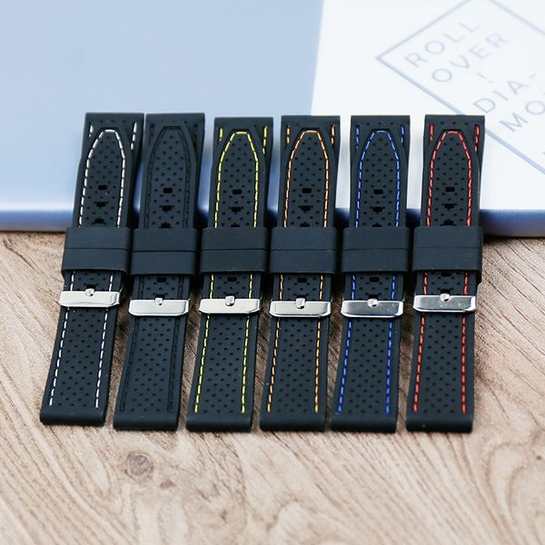 men's silicone sports waterproof strap 20mm generation pin buckle watch accessories for casual ladies rubber strap, Black;brown
men's silicone sports waterproof strap 20mm generation pin buckle watch accessories for casual ladies rubber strap, Black;brown