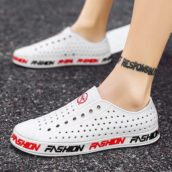 2020 summer men's sandals couple beach shoes breathable and comfortable mesh flat slippers men's baotou hole shoes large 36-45, Black
2020 summer men's sandals couple beach shoes breathable and comfortable mesh flat slippers men's baotou hole shoes large 36-45, Black