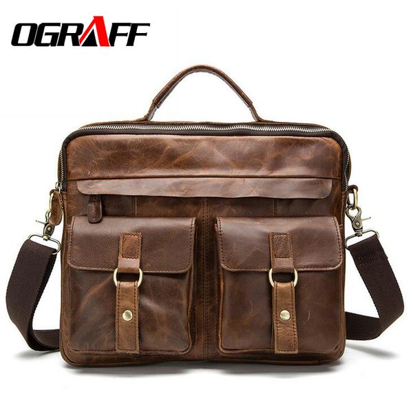 ograff genuine leather bag men messenger bags handbag briescase business men shoulder bag 2018 crossbody
ograff genuine leather bag men messenger bags handbag briescase business men shoulder bag 2018 crossbody