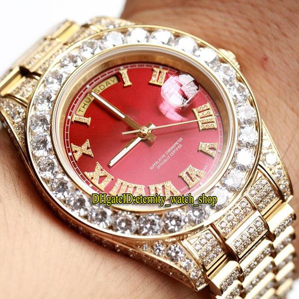 version m118388-0124 118338-83208 red dial japan miyota automatic 118348 mens watch sapphire diamond case diamond strap luxury watches, Slivery;brown
version m118388-0124 118338-83208 red dial japan miyota automatic 118348 mens watch sapphire diamond case diamond strap luxury watches, Slivery;brown