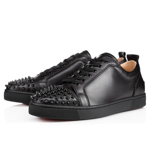 2019 designer sneakers red bottom low cut spikes flats shoes for men women leather sneakers casual shoes with dust bagl05, Black
2019 designer sneakers red bottom low cut spikes flats shoes for men women leather sneakers casual shoes with dust bagl05, Black