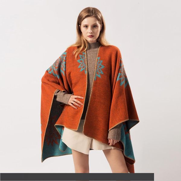 women's scarf autumn and winter long wild fashion shawl travel warm cloak ladies luxury gifts, Blue;gray
women's scarf autumn and winter long wild fashion shawl travel warm cloak ladies luxury gifts, Blue;gray